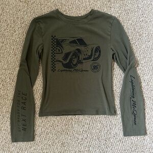 Women’s Disney Lightning McQueen Cars Long Sleeve Tee